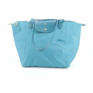 Longchamp Teal Nylon Le Pliage Tote